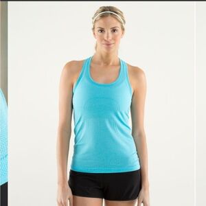 Lululemon Swiftly Racerback - Spry Blue - Size 6